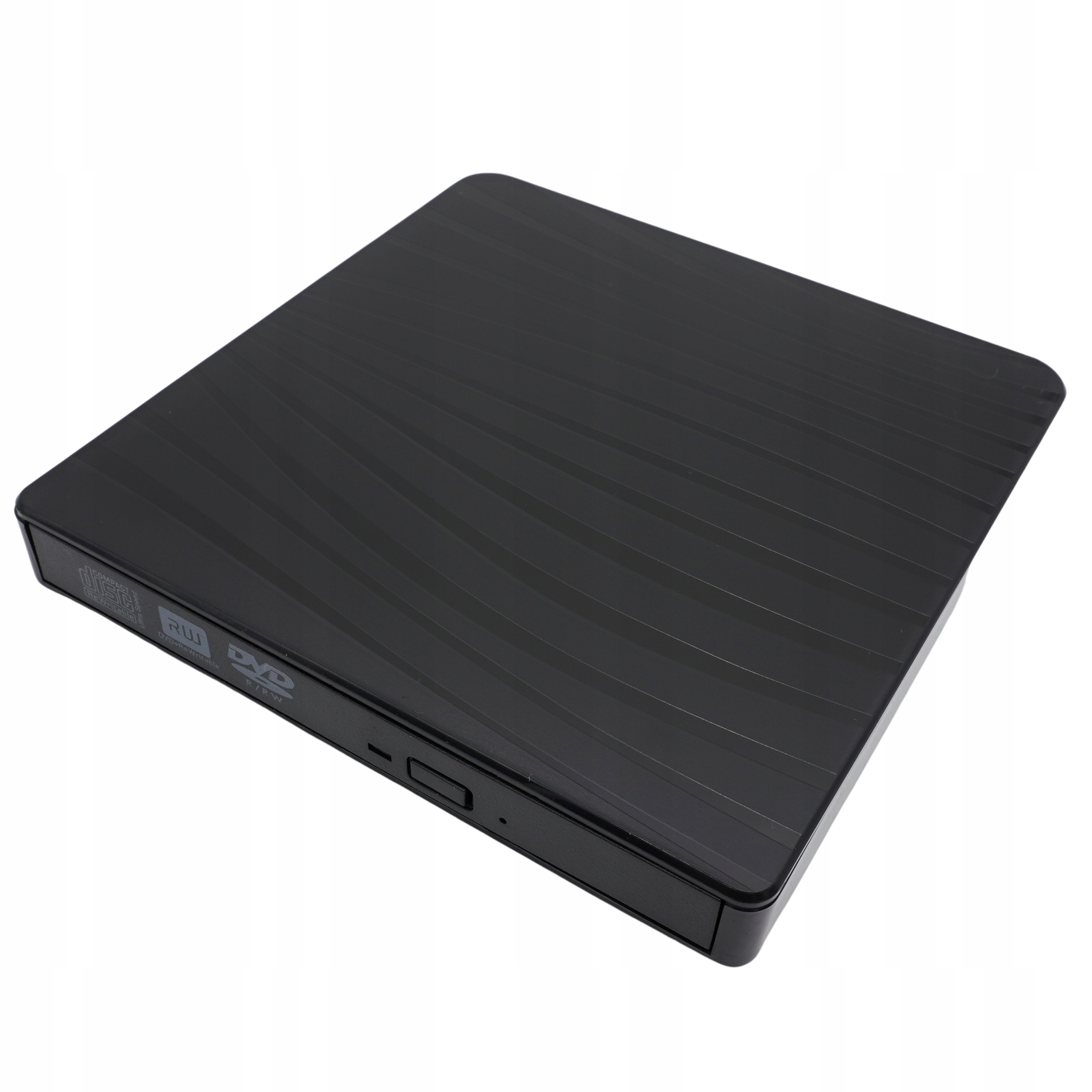 Zewnętrzny napęd optyczny nagrywarka CD-R DVD-RW z USB 3.0 C do laptopa Obsługiwane formaty (zapis) CD-R CD-RW DVD+/-R DVD+/-R DL DVD+/-RW DVD-RAM