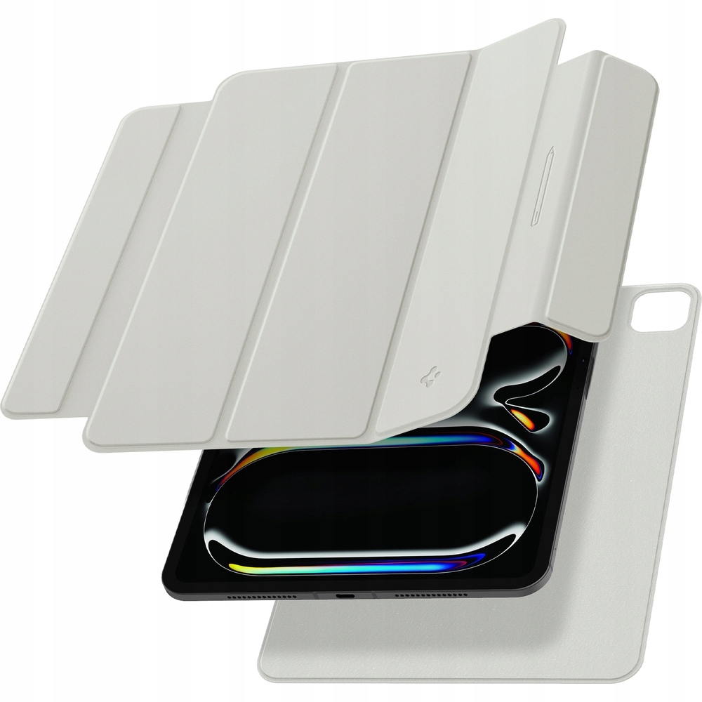Pouzdro pro iPad Pro 11" M4, Spigen Air Skin Folio, magnetické, ekologická kůže