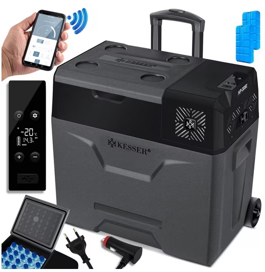 Lodówka Turystyczna Kompresorowa Elektryczna Zamrażarka 50L Kesser/ kes155