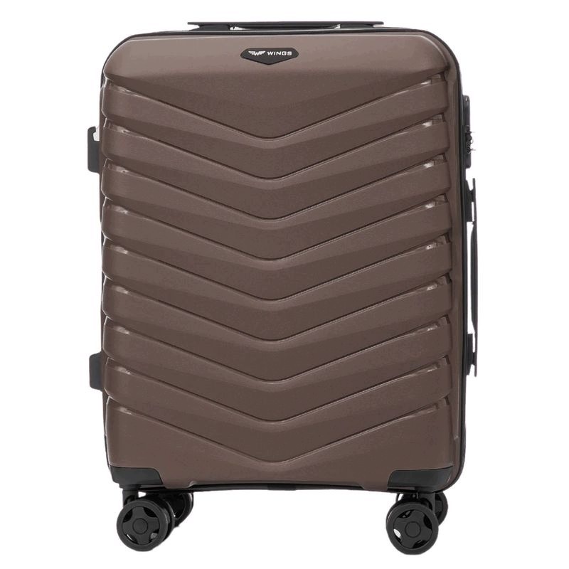 Walizka Kabinowa Wings Polipropylen Phoenix PHX02 20" 38L Brown