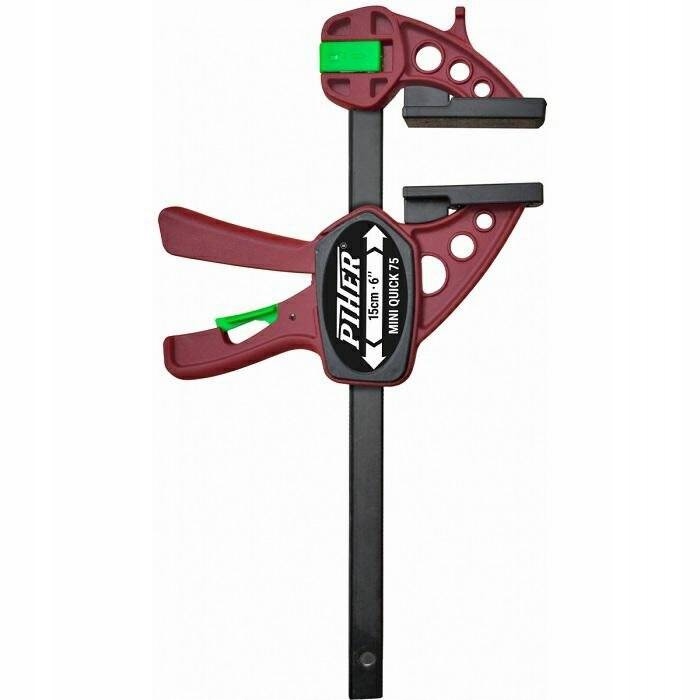 Piher Ścisk stolarski jednoręczny szybki mini quick długość 15cm P52415
