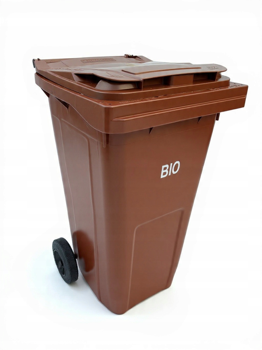 Kosz Pojemnik Kontener Na Odpady Śmieci 120l Brązowy Bio Segregacja Eko P-ń