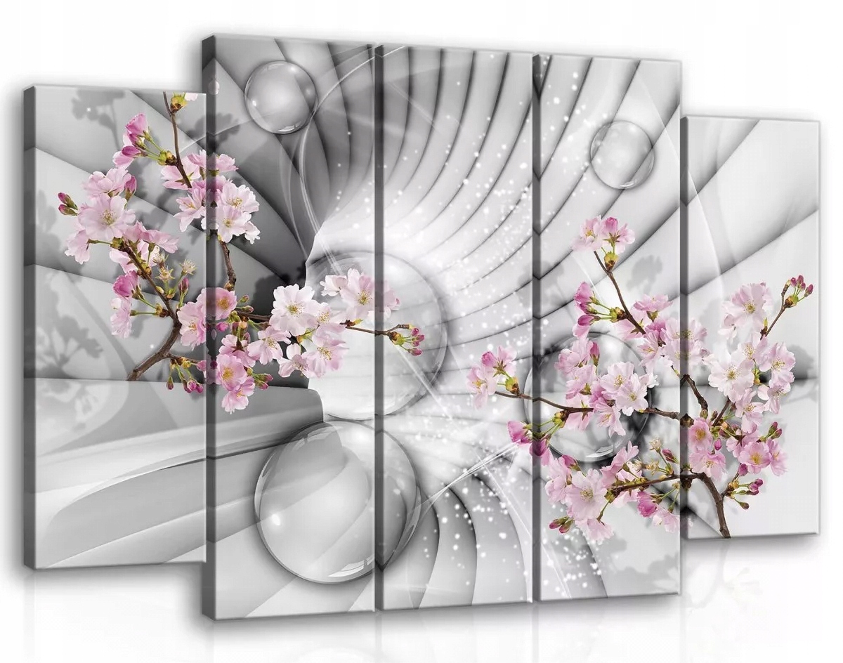 Obraz Na Plátně Canvas 150x100 Tunel Květiny Koule