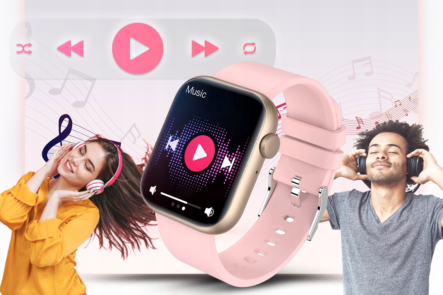 ZEGAREK SMARTWATCH DLA DZIEWCZYNKI PREZENT NA KOMUNIĘ +BOX Transmisja danych 2G