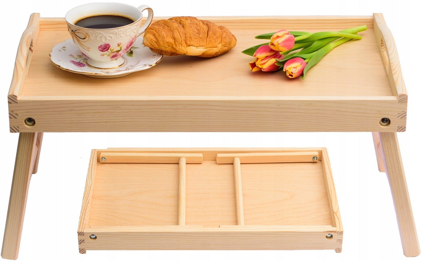 STOLIK ŚNIADANIOWY POD LAPTOP DO ŁÓŻKA TACKA TACA ŚNIADANIOWA