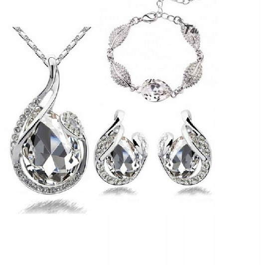 

Komplet biżuterii Swarovski Rosa 2 kolory gratis