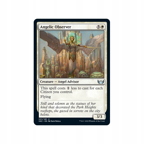 Mtg 2x Angelic Observer Foil (Uncommon)