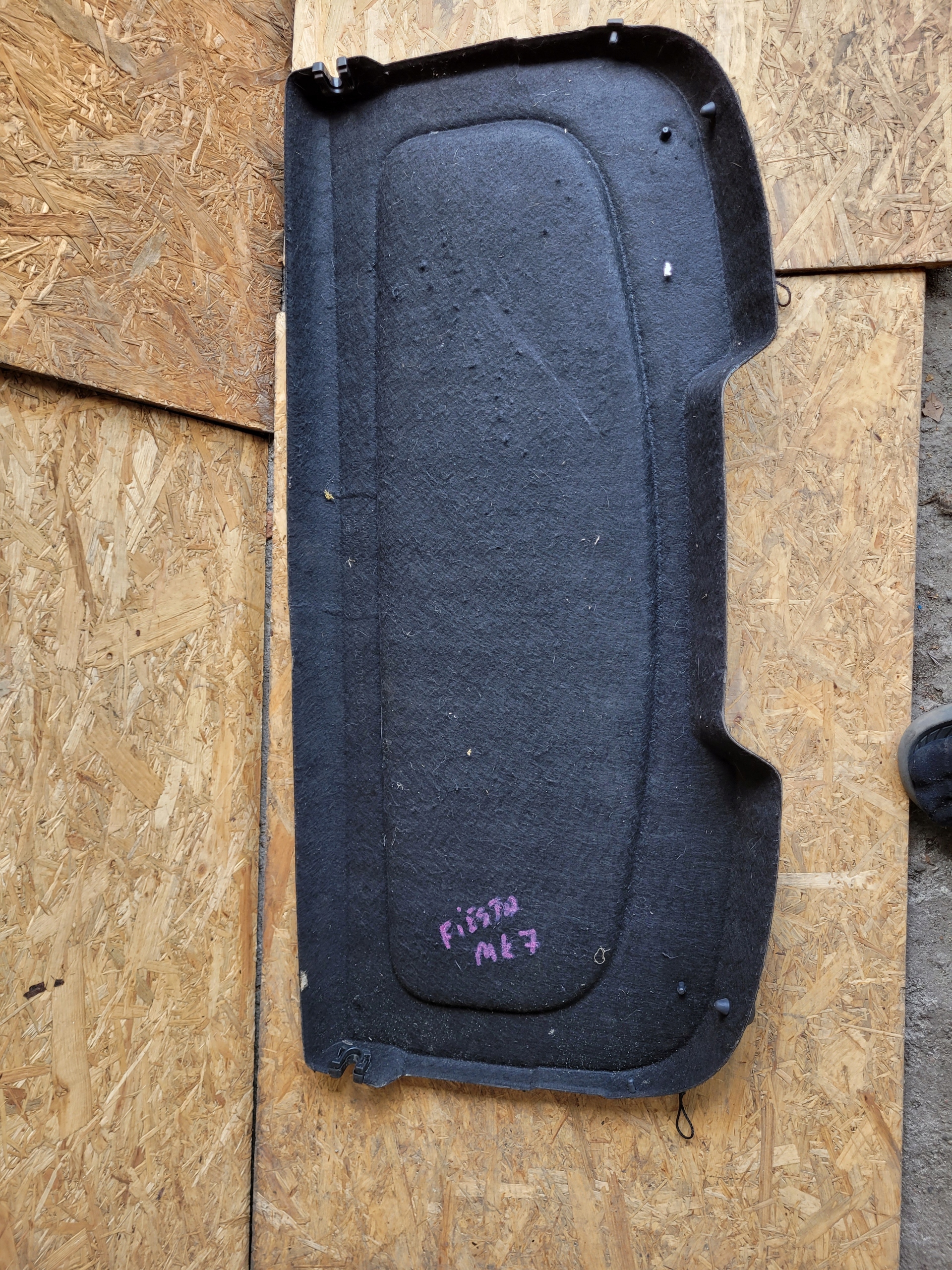 plato boot rear rear part FORD FIESTA MK7
