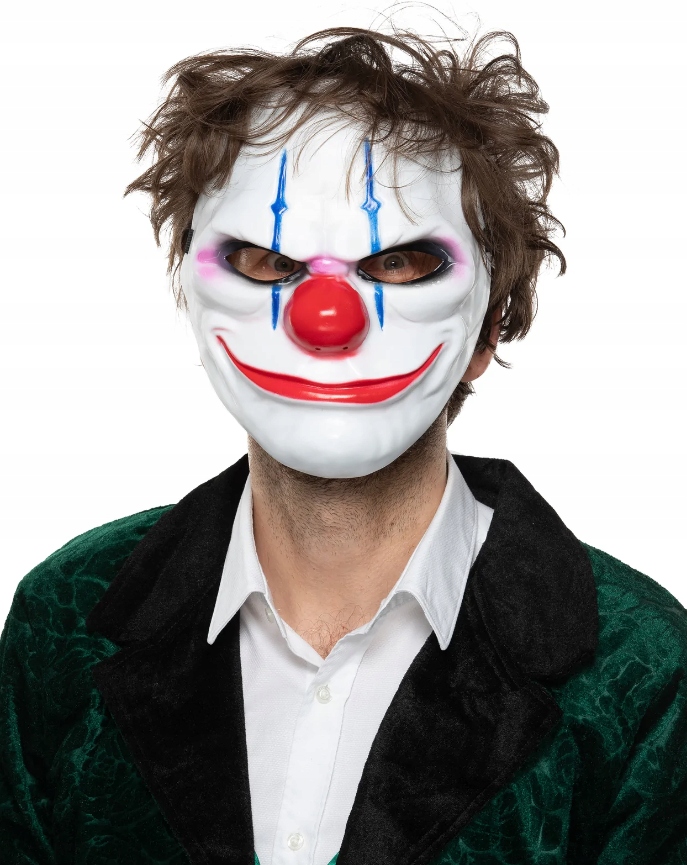 MASKA na Halloween JOKER przebranie dekoracja Typ maska