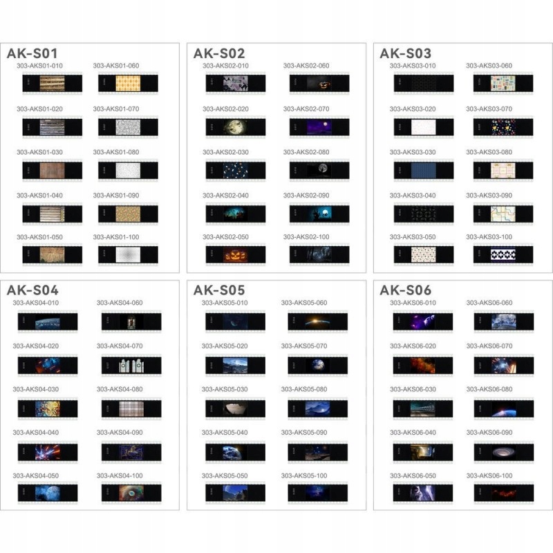 Godox Ak-s Kompletní sada diapozitivů (60 kusů) pro AK-R21
