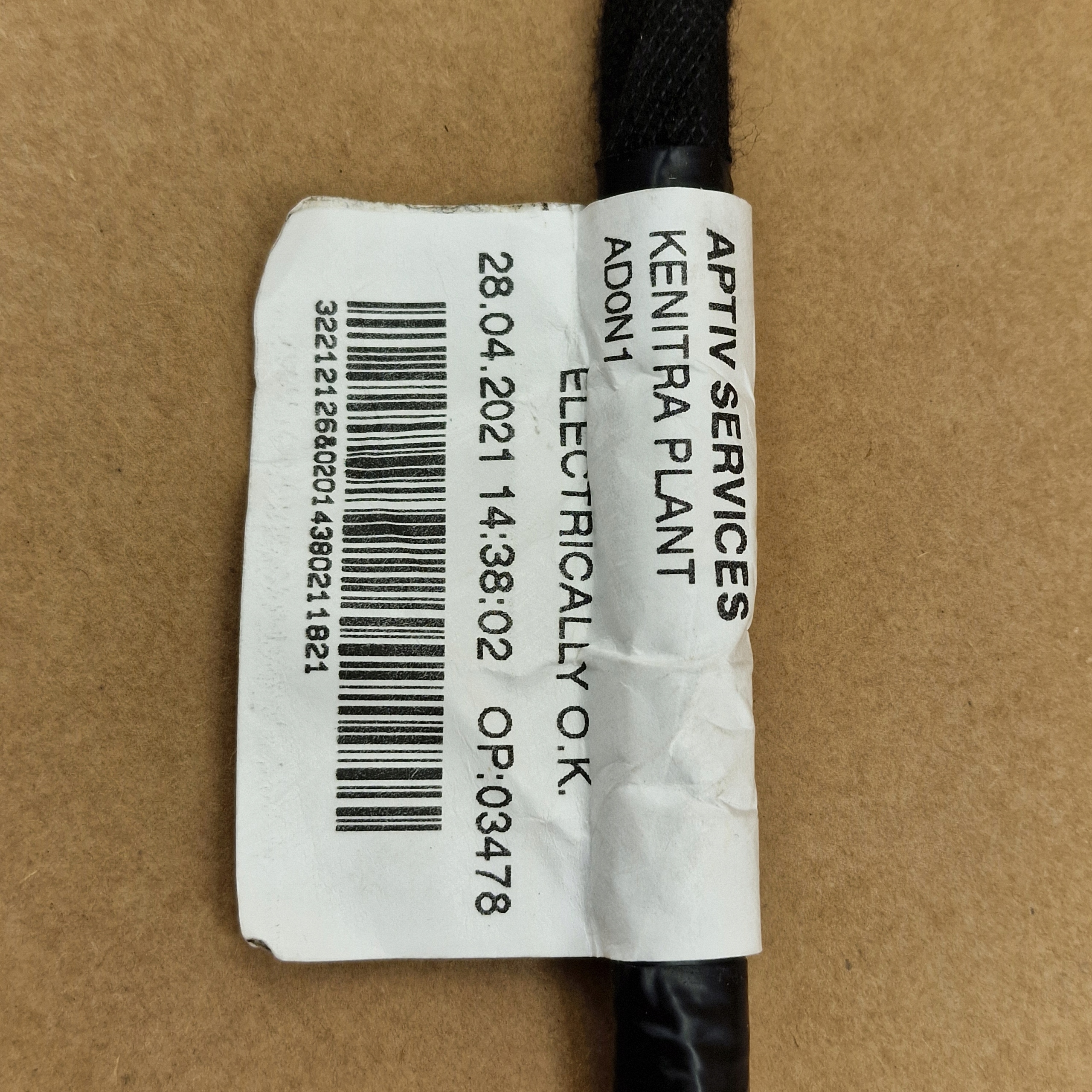bundle PRZEWODOW bonnet boot rear part VOLVO XC90 II 2015