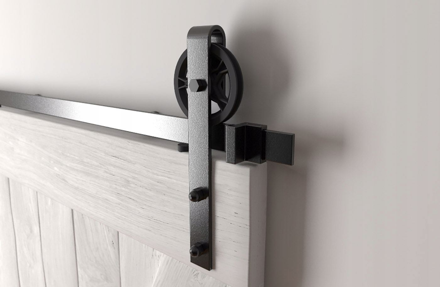 System do drzwi przesuwnych Loft IXL 200 cm czarny Kod producenta Długość prowadnicy 200 cm