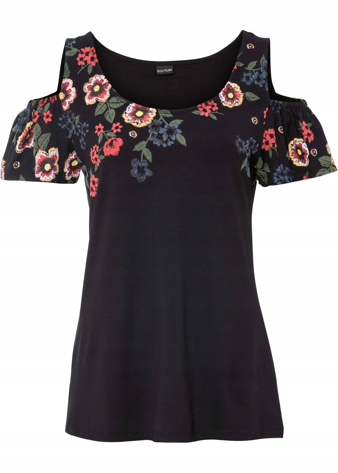

I9 Bpc Shirt cold-shoulder z nadrukiem r. 36/38
