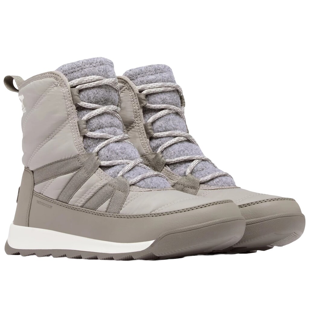 Dámské sněhule Sorel Whitney II Plus Lace Wp 36 Chrome Grey/Quarry