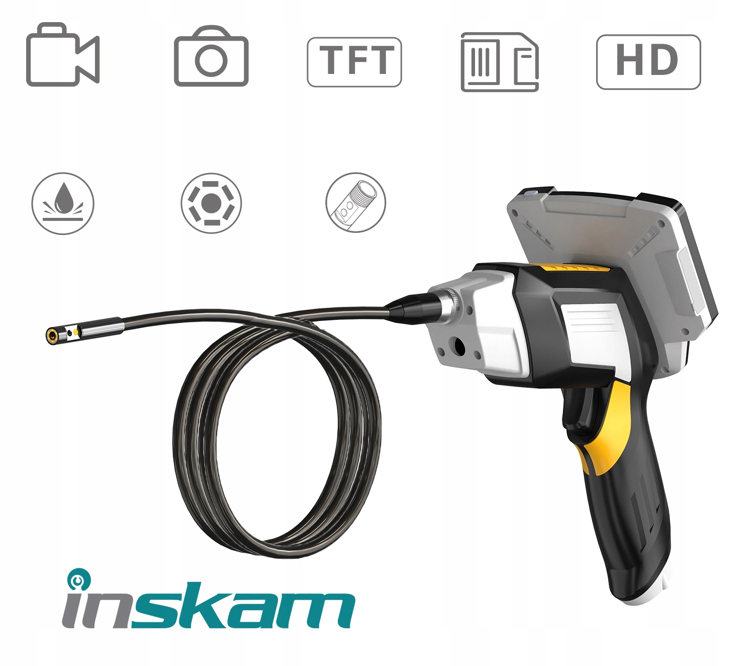 Kamera INSPEKCYJNA DUO ENDOSKOP 5M 6LED 2x 720p HD Mark Inskam