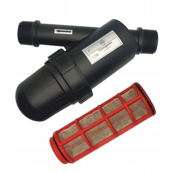 

Filtr antypiaskowy 1" siatkowy 120 l/min pp371