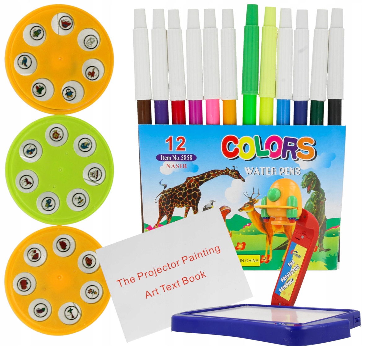 2W1 zestaw PROJEKTOR RZUTNIK DO NAUKI RYSOWANIA + TABLET GRAFICZNY ZNIKOPIS Bohater brak