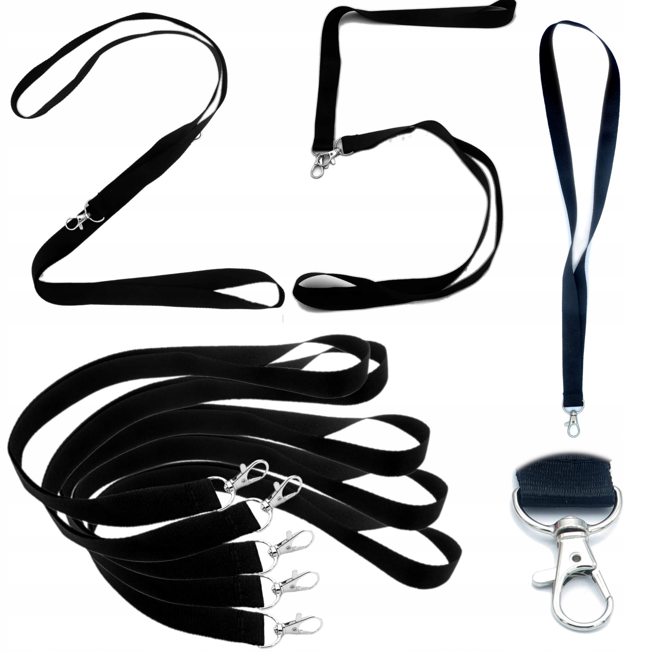 

Smycz 25sztuk do identyfikatora 90cm karabińczyk