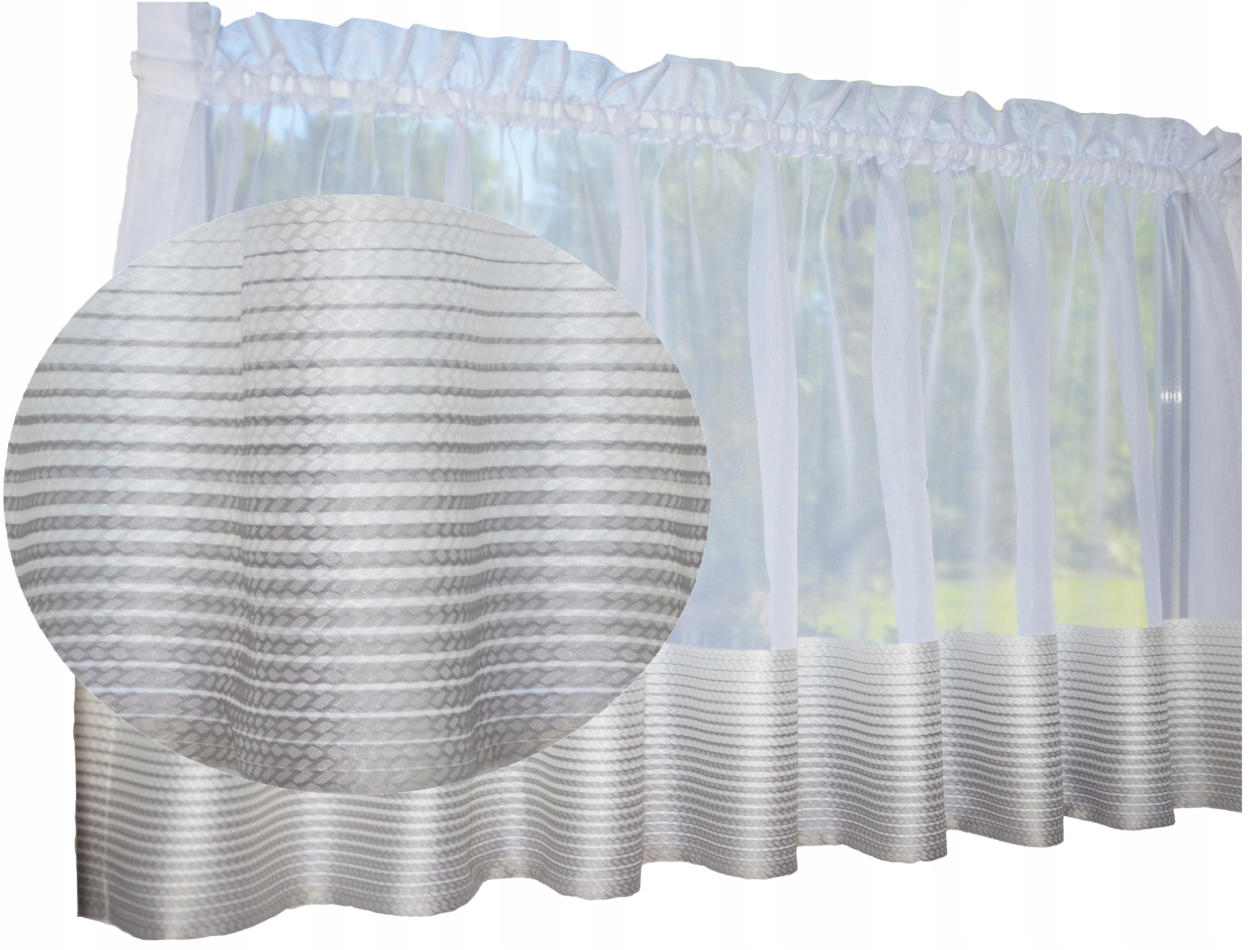 Zazdrostki firany zazdrostka kuchni wys. 45cm/10cm