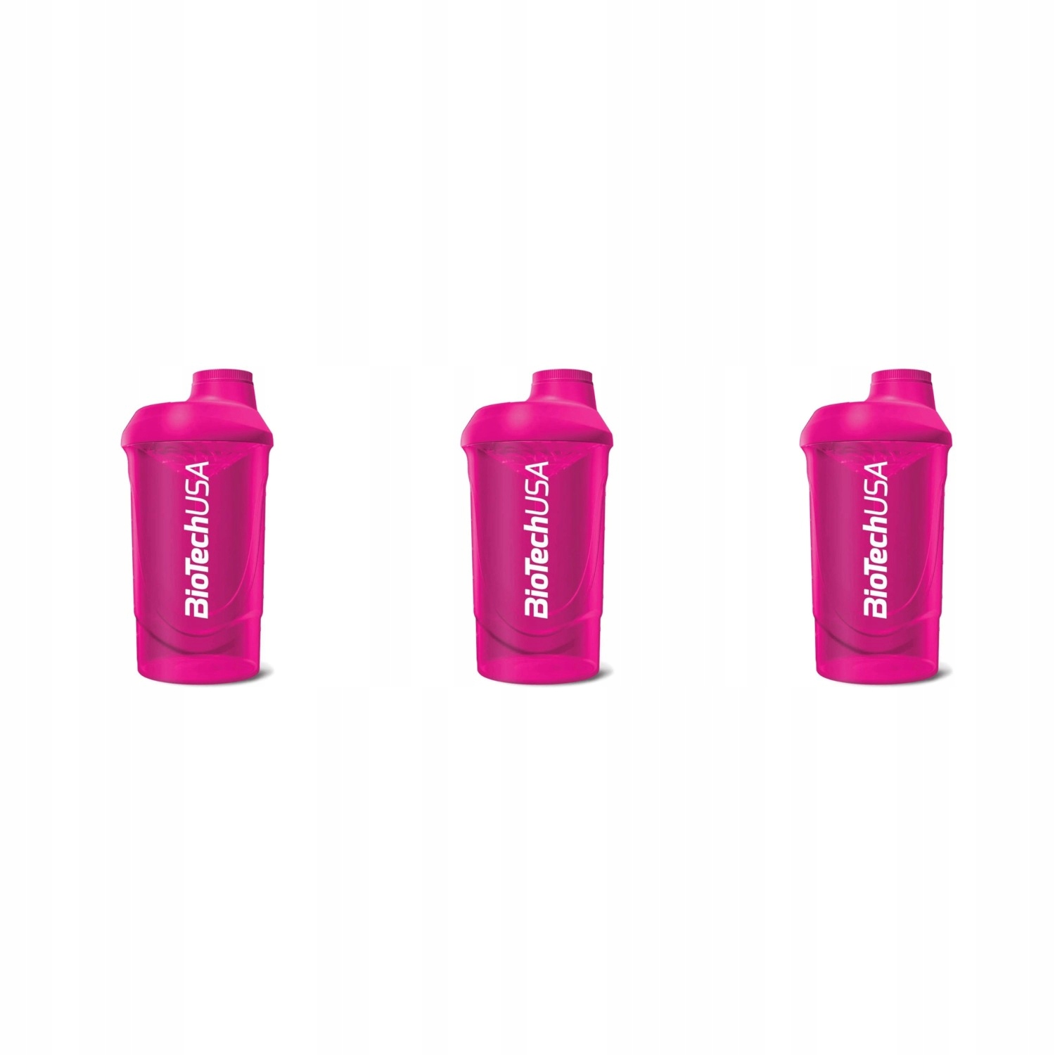 3x BioTech Usa Shaker Wave magenta 600ml