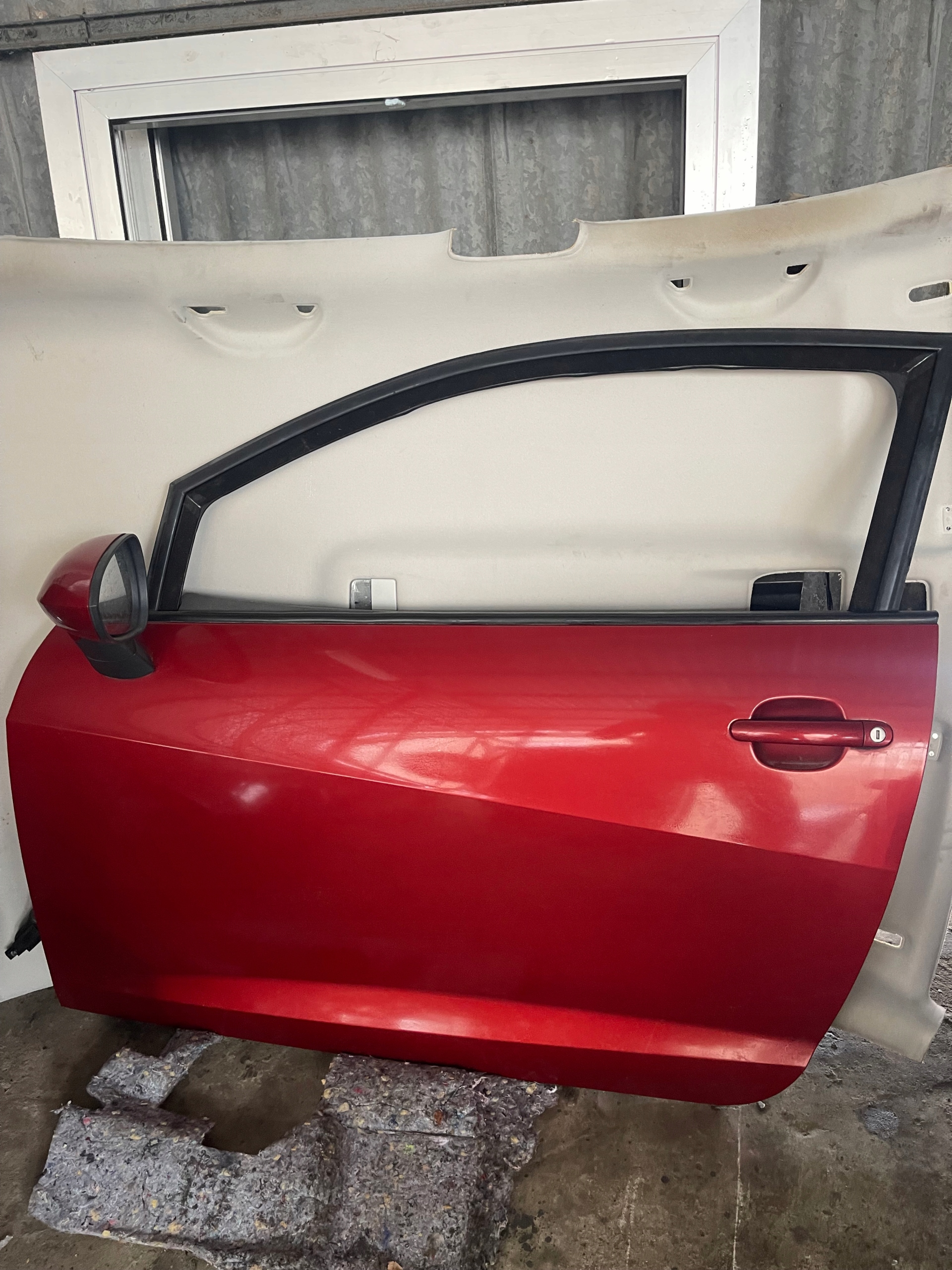 SEAT IBIZA IV 6J door left front 3D LS3X !