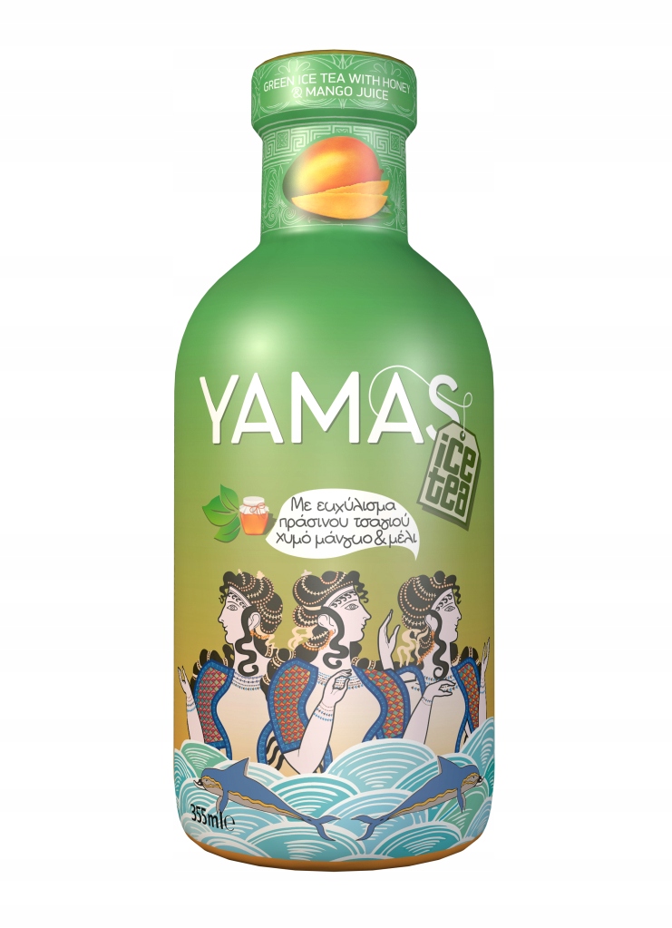 Ice Tea zelený čaj s mangem a medem Yamas 12x355 ml