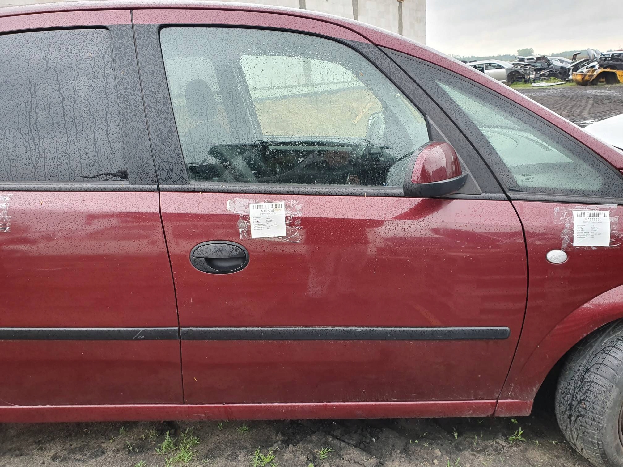 door right front Z3IU OPEL MERIVA A