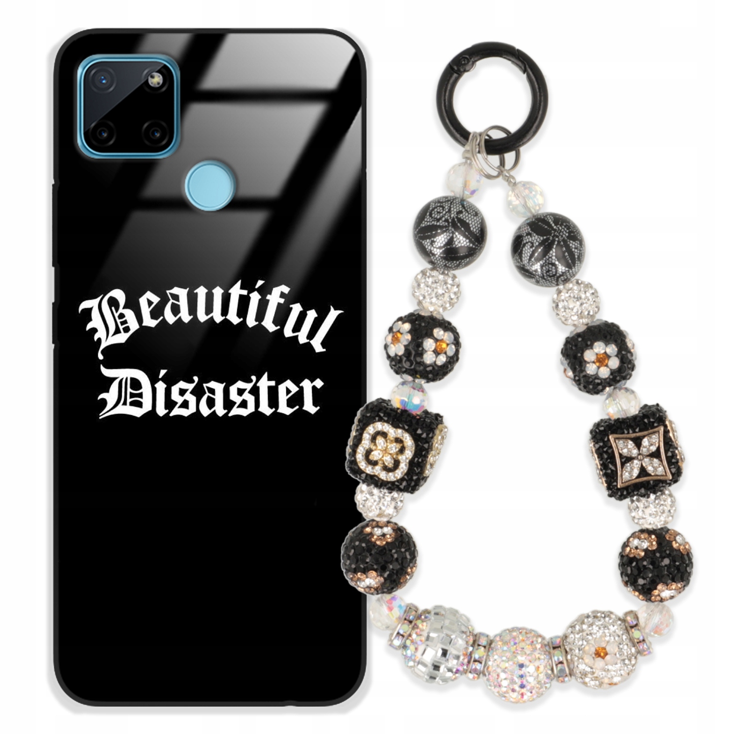 Puzdro Na Realme C25Y Case Glass| Kľúčenka Elegantné Prémiové Dizajnové Puzdro