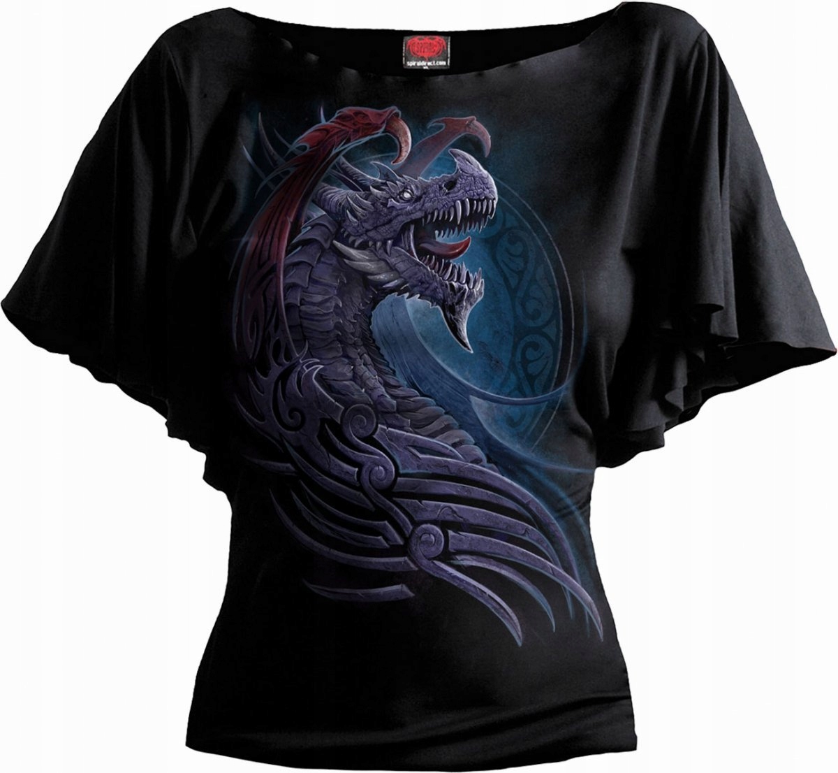 Dragon Born Bat Spiral Dámské S
