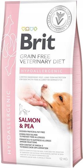 Brit Veterinary Diet Hypoallergenic Salmon Karma Z Łososiem Dla Psa 12kg