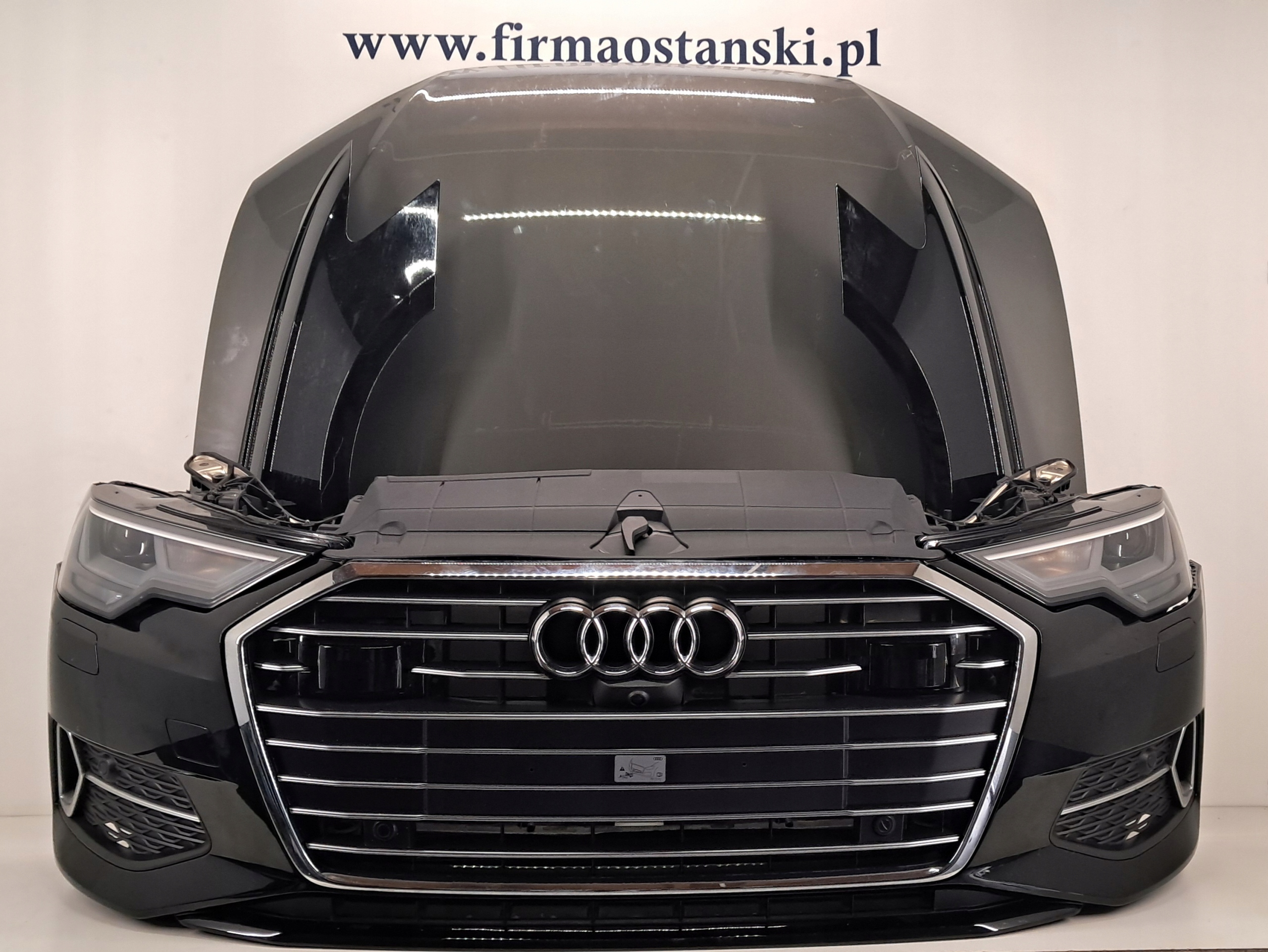 AUDI A6 C8 4K PRZÓD MASKA ZDERZAK LAMPA LED BŁOTNIK WZMOCNIENIE