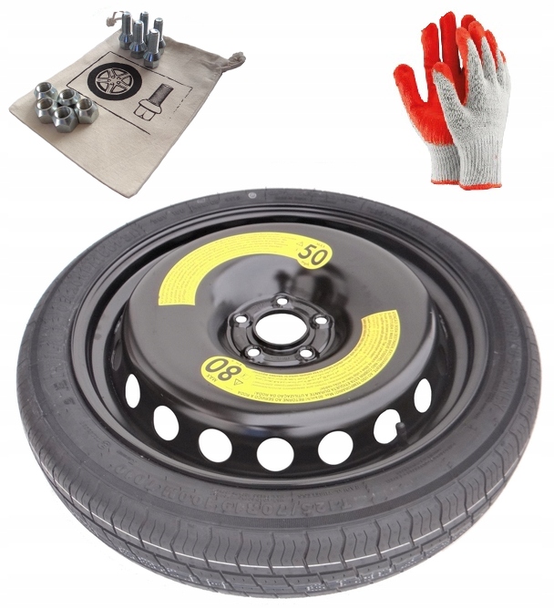 nové Dojezdové Kolo 125/70 R19 Mercedes C Klasa W205 (2014-2021) Šrouby