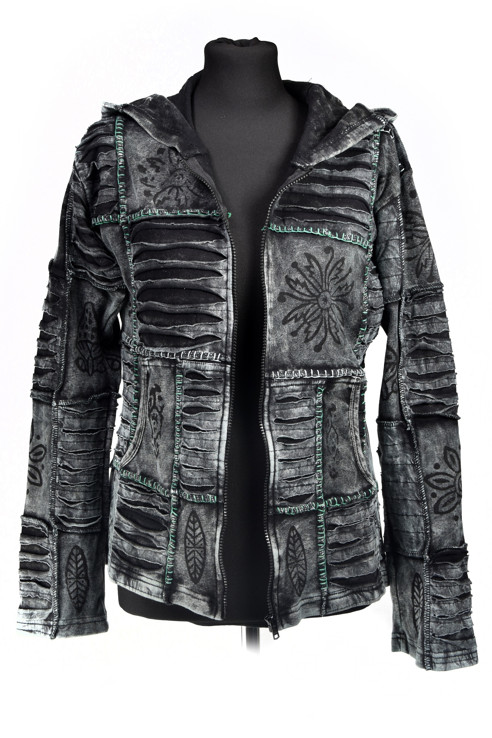 Mikina Umělecky vyrobená v Nepálu Bavlna ve stylu Hippie