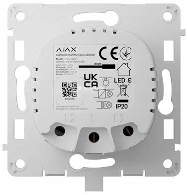 Ajax Vypínač svetla LightCore Dimmer vertical (biely)