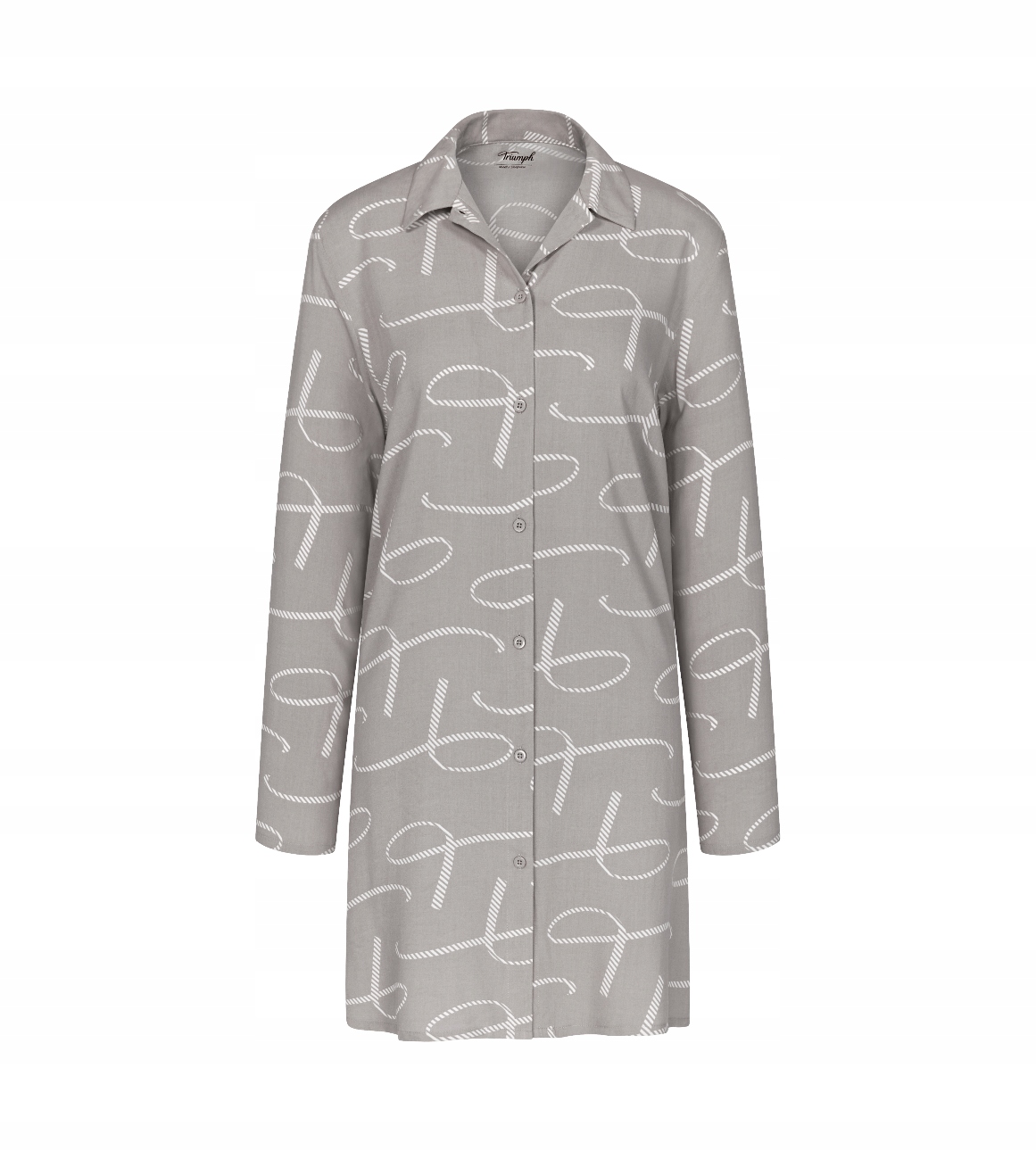 Košile noční Rozepínací dámské pyžamo Triumph Boyfriend Fit Ndw 02 36