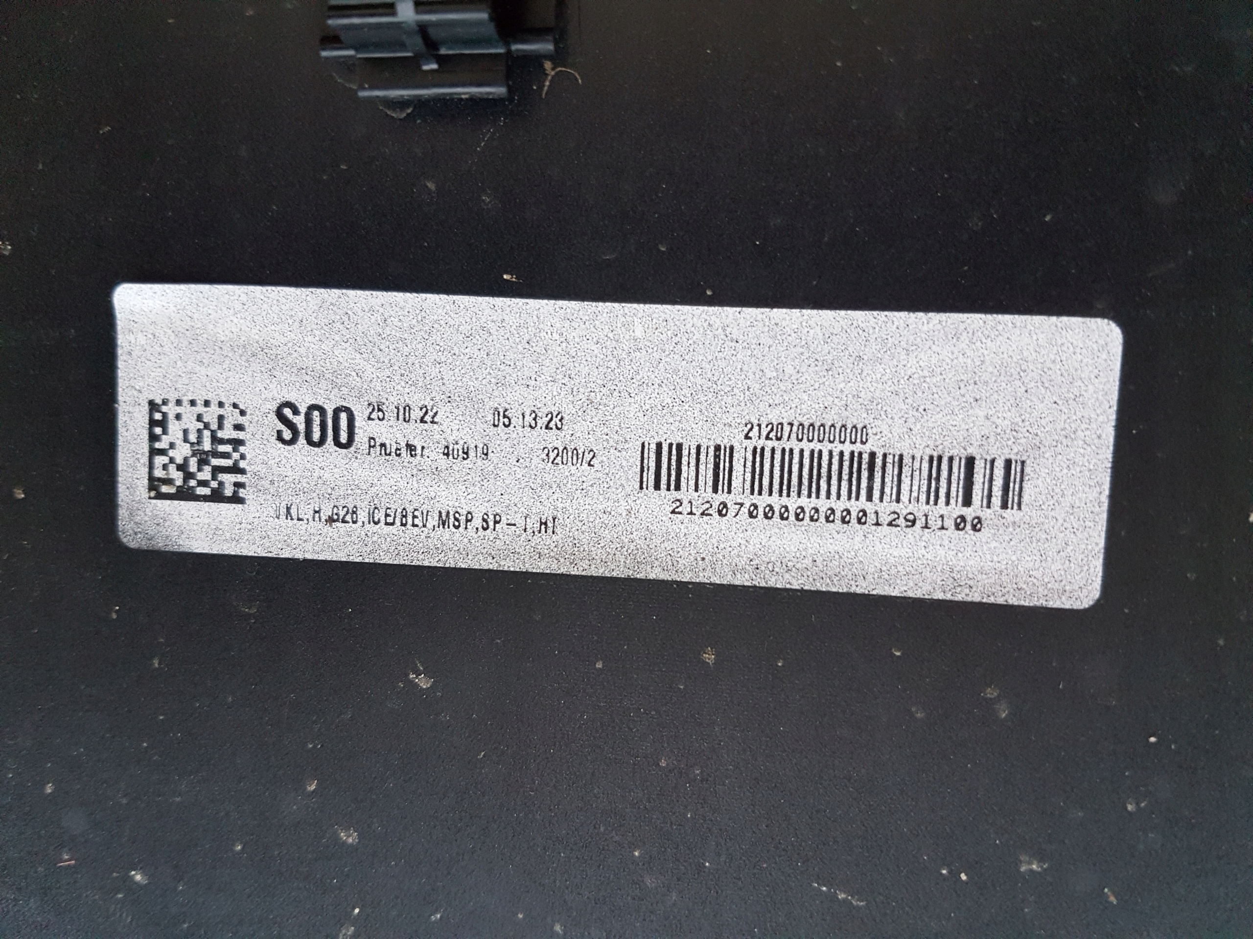 bumper rear BMW G26 m-packet
