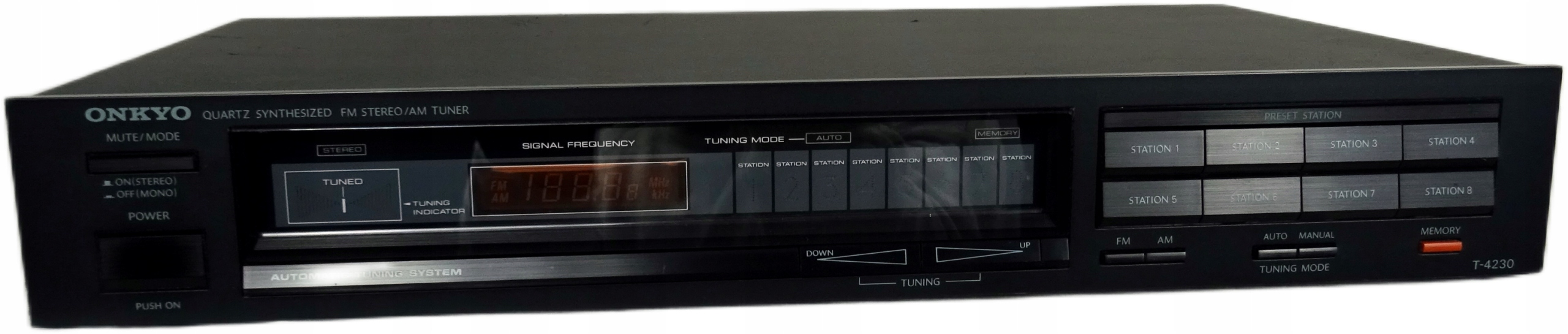 Tuner Onkyo T-4230 Quartz Synthesized | Made in Japan | SPRAWNY