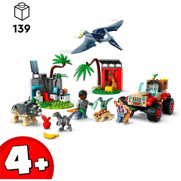 LEGO Jurassic World 76963 Centrum ratownicze dla młodych dinozaurów Numer produktu 76963