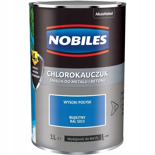 

Farba Chlorokauczuk Nobiles Błękitny Ral 5015 1L