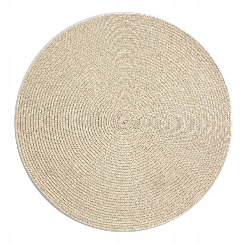 

Mata Słomkowa Podkładka Pod Talerz 38CM Beżowa