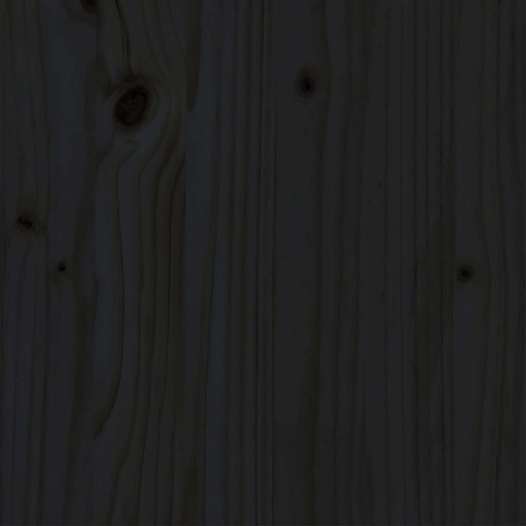 Lumarko Rama łóżka, czarna, lite drewno sosnowe, 1 Regulacja bez regulacji