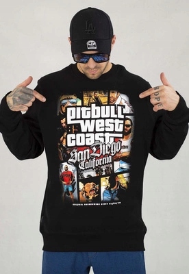 Mikina Pit Bull Bez Kapuce Most Wanted černá