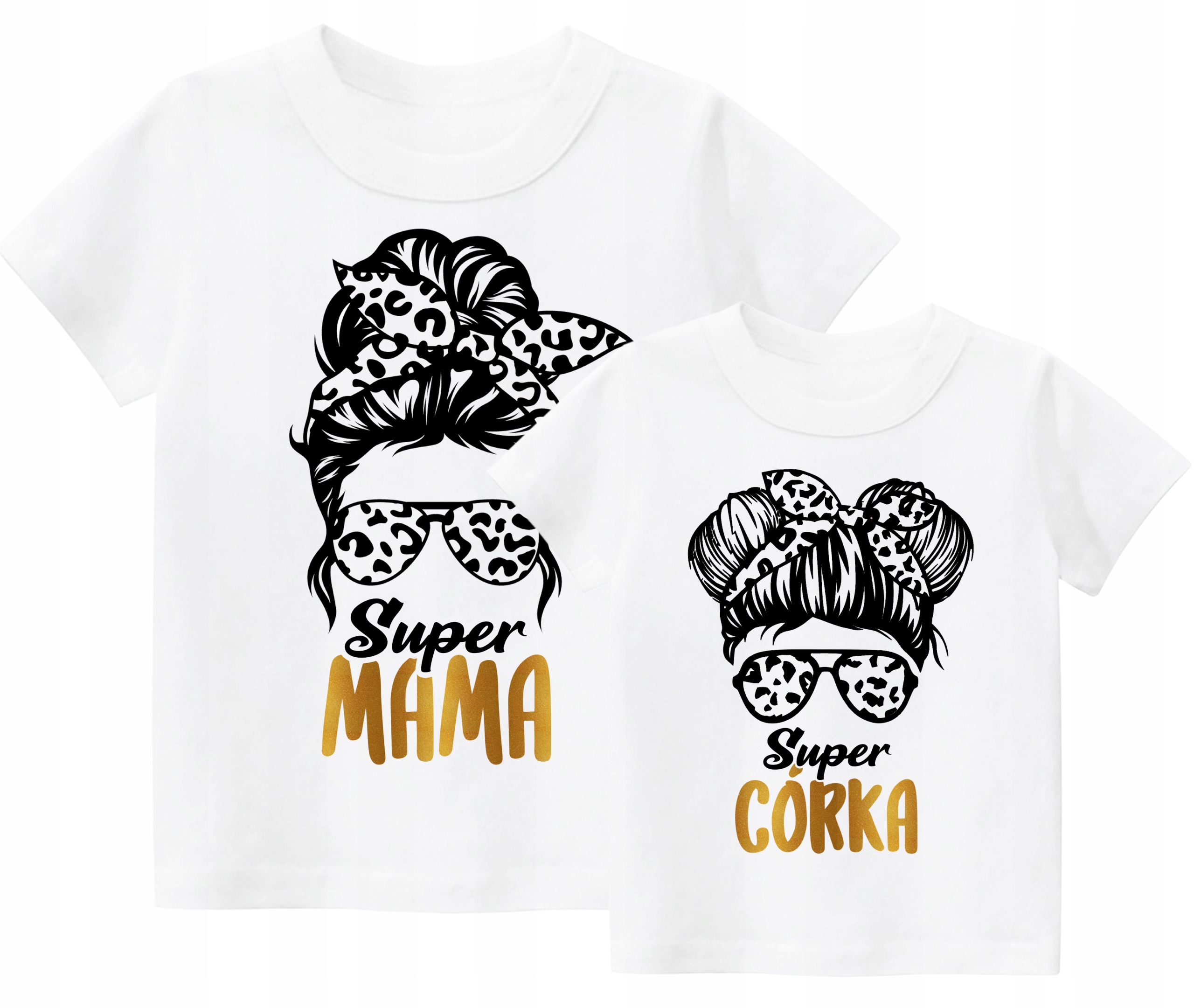 

Zestaw koszulek t-shirt Mama Córka 86