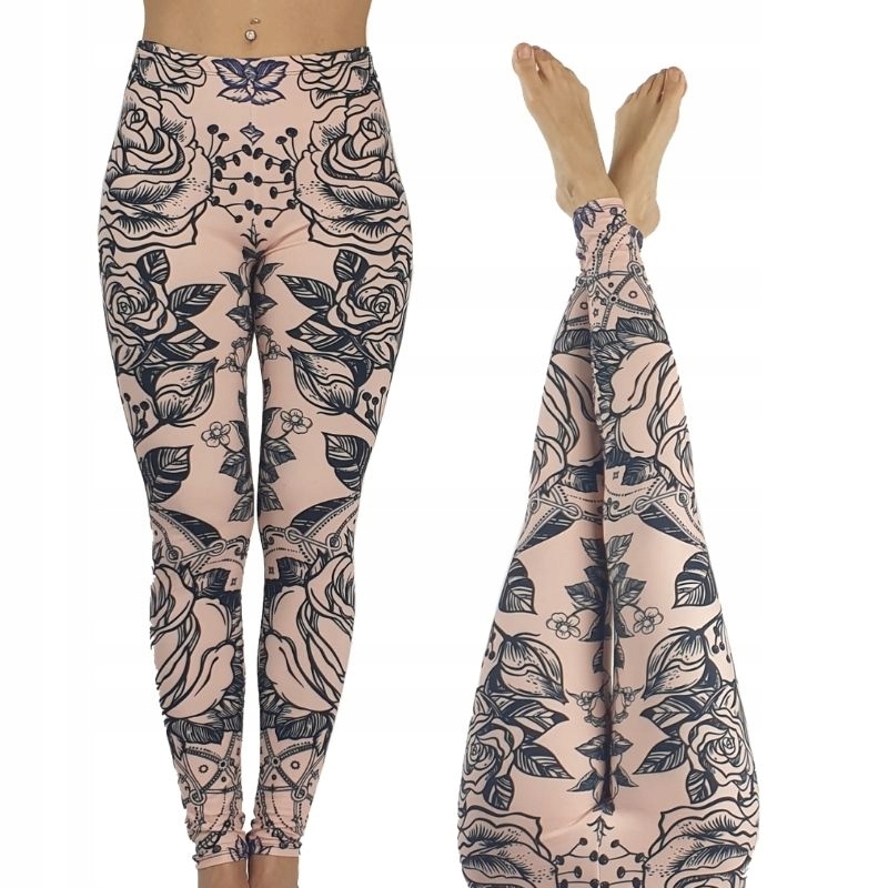 

Freaky Outfit Legginsy wzory fitness joga taniec