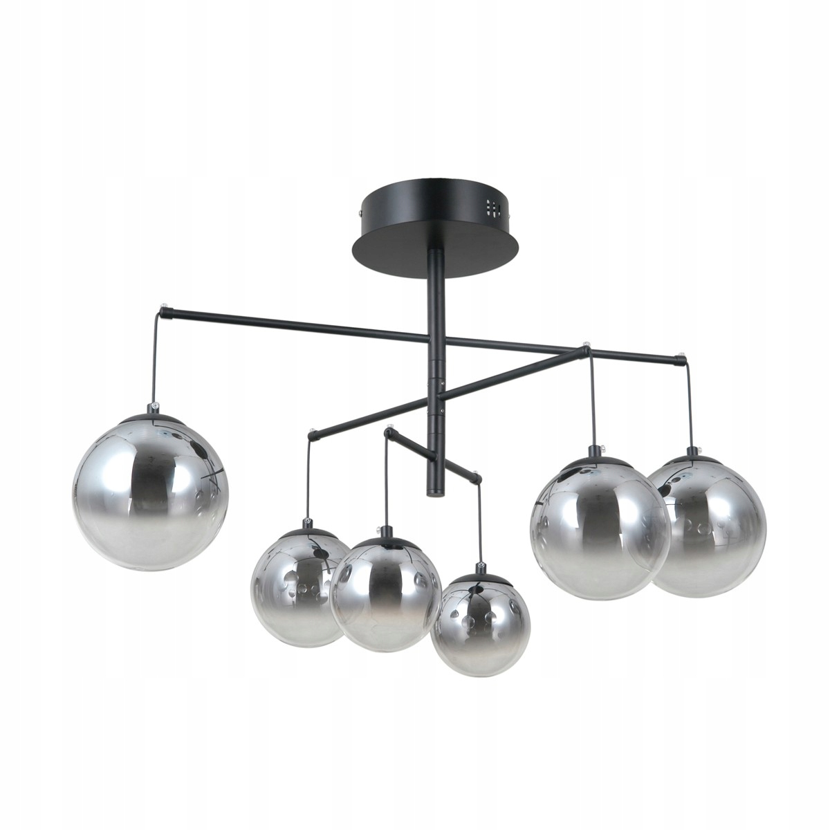 Velada PND-34381-6-BK Elegantná závesná Led lampa