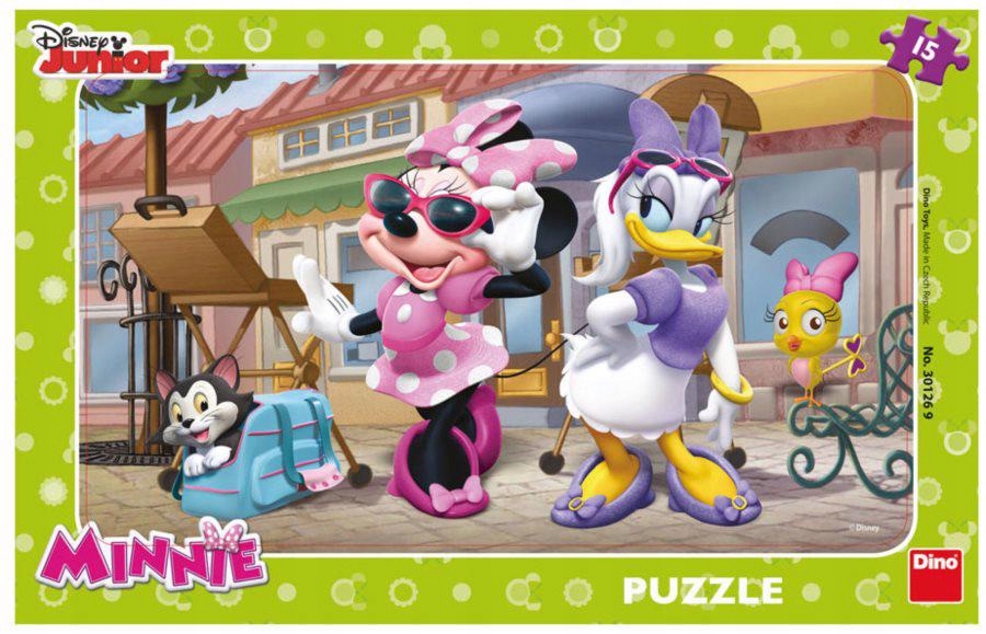 

Myszka Minnie Puzzle Ramkowe Układanka Ramkowa 15