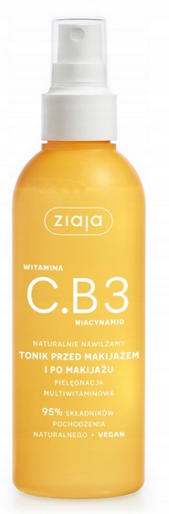 ZIAJA C.B3 TONIK PRZED I PO MAKIJAŻU 190ML