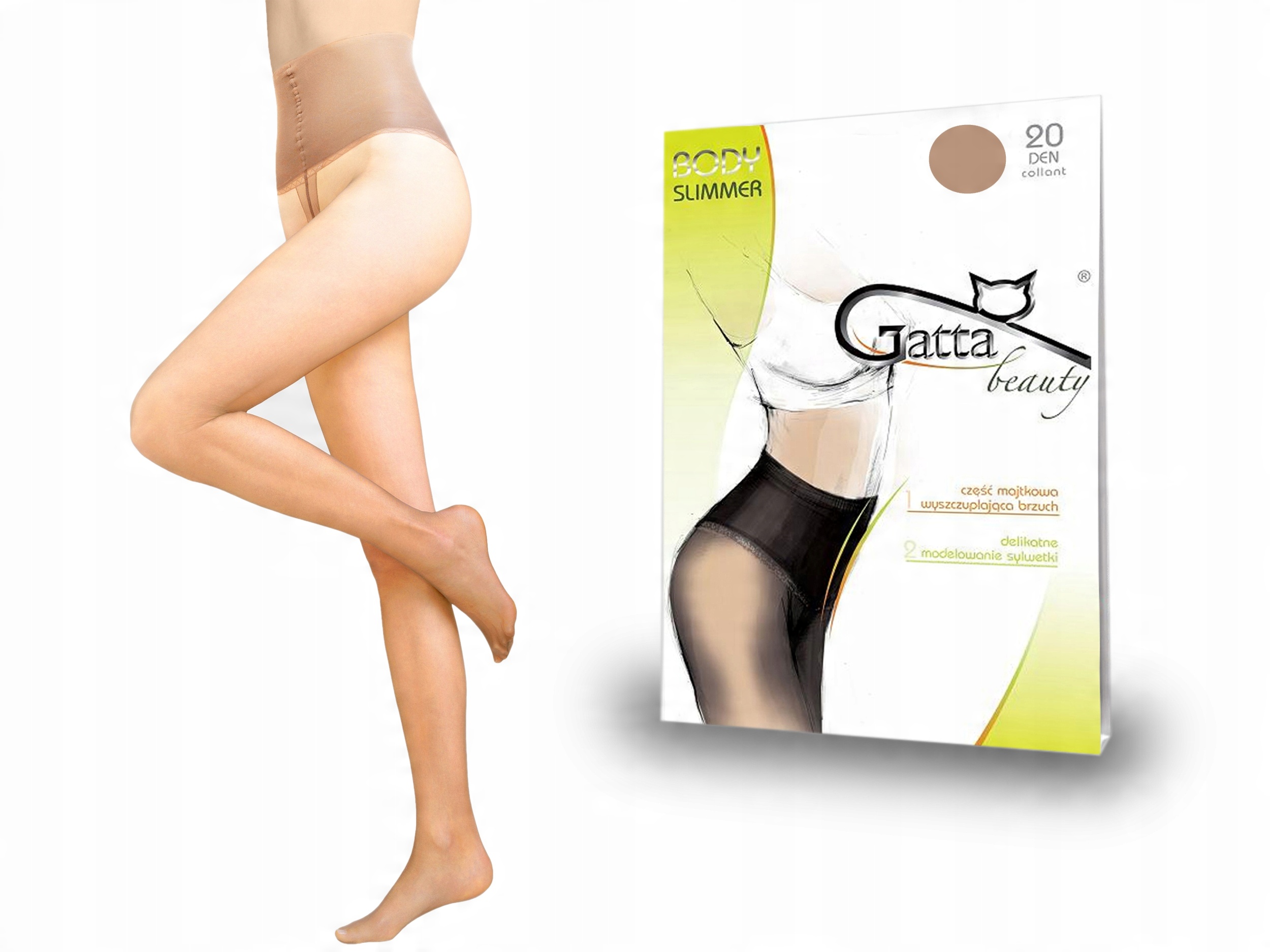

Gatta rajstopy wyszczuplające Slimmer, daino, 3-M