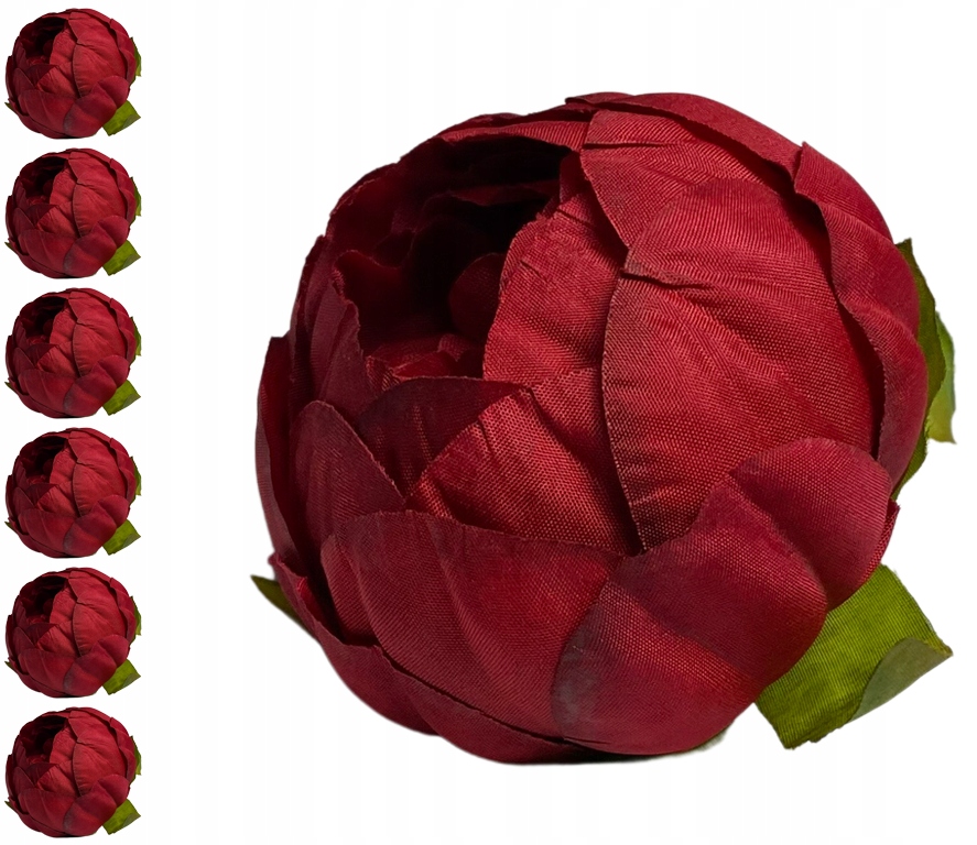 

6x Piwonia Peonia Główka Wyrobowa Kwiaty Sztuczne