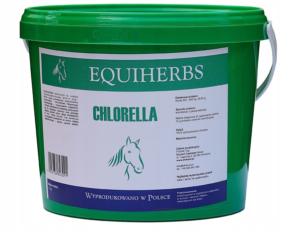 Equiherbs Chlorella detoksykacja trawienie witalność dla koni horse 1 kg